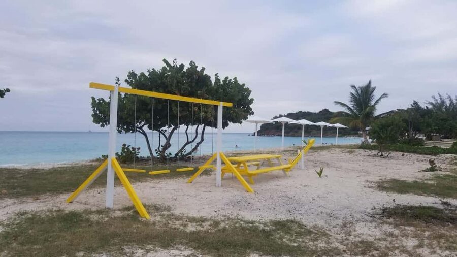 All-in-one day at Ffryes Beach with Swimming and Lunch Tour - A local buffet lunch with music and poetry