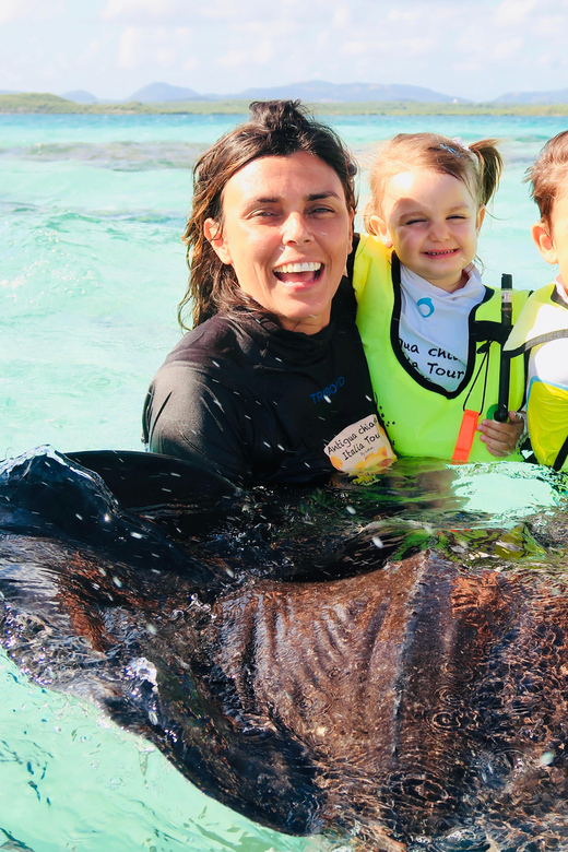 Antigua: Stingray City Experience with Round-Trip Transfer - One hour with the stingrays