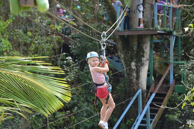 Antigua Zipline Canopy Adventure from St John’s - The climb out of the gorge