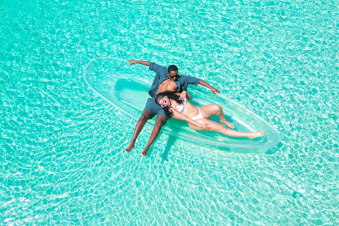 Crystal Clear Kayak Drone Photography Antigua - The drone viewpoint and final images