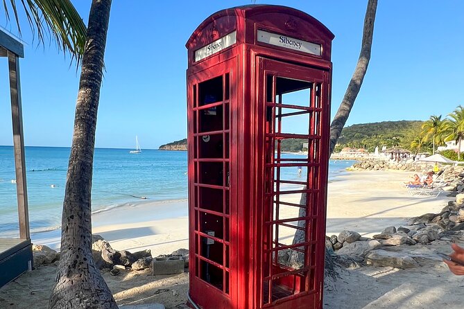 Famous Red Phone Booth Beach (Dickenson Bay) and Fort Bay Beach - What is included, and what you still need
