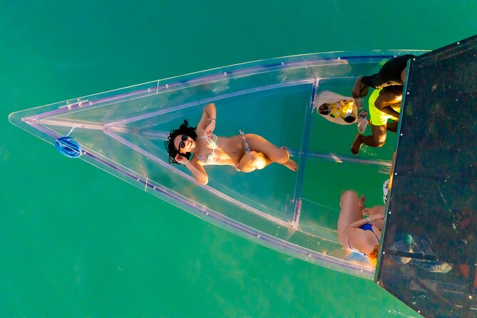 Reef Explorers Transparent Boat and Beach Tour - Why the transparent boat is the main attraction