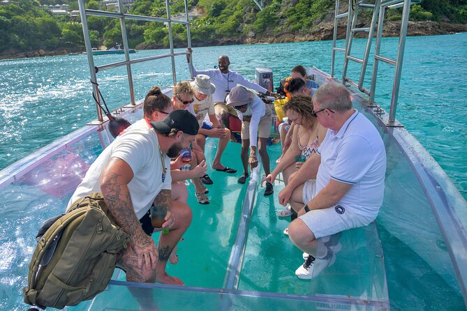 Reef Explorers Transparent Boat and Beach Tour - Hawksbill Rock gives the trip a strong opening