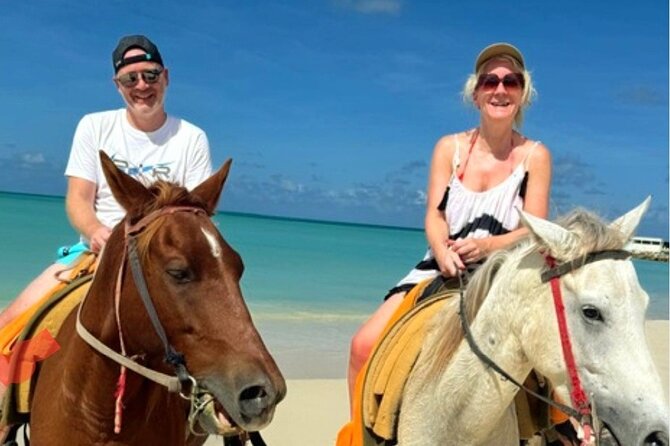 St. John's,Antigua Horse Back Riding & bareback swim & Fort beach - The Bareback Swim With the Horses