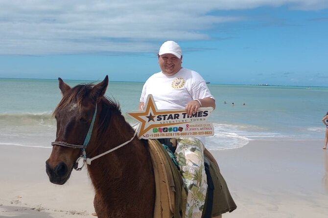 St. John's,Antigua Horse Back Riding & bareback swim & Fort beach - How the Small Group Changes the Day